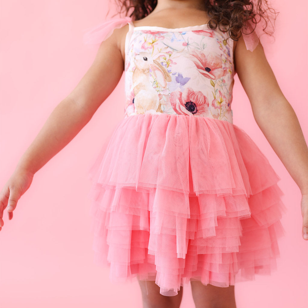 Everly Rose Tulle Smocked Dress