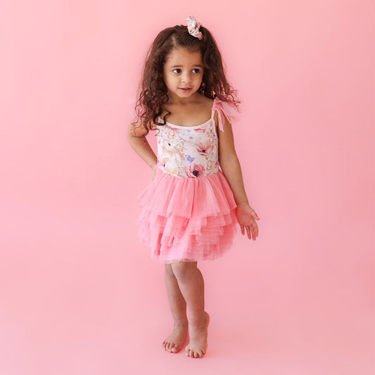 Everly Rose Tulle Smocked Dress