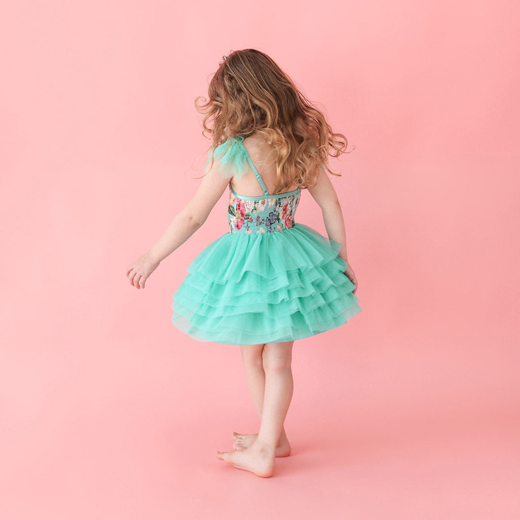 Nikki Danielle Tulle Smocked Dress
