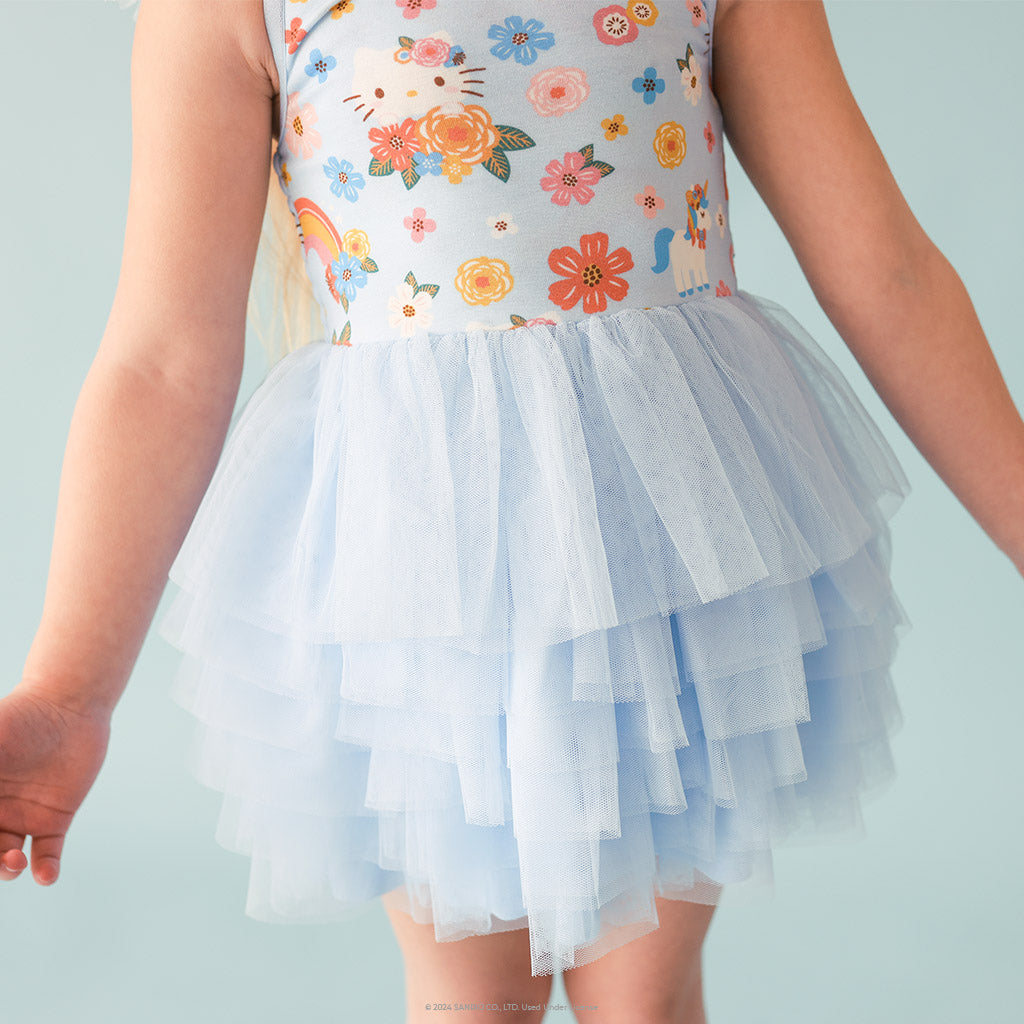 Springtime Blue Hello Kitty® Tulle Smocked Dress