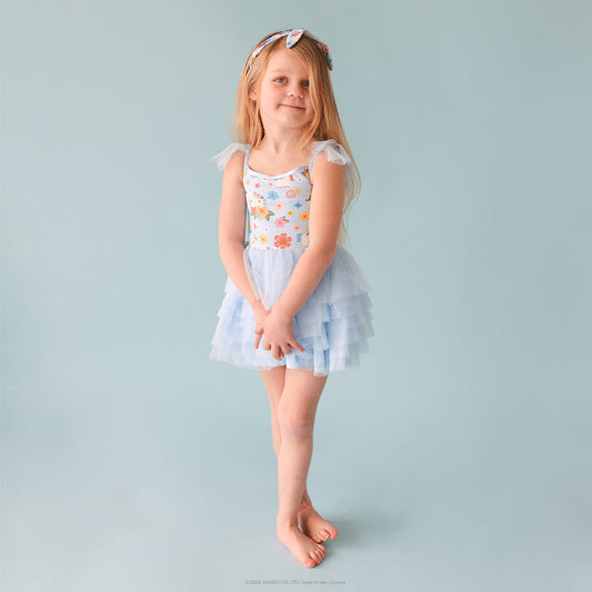 Springtime Blue Hello Kitty® Tulle Smocked Dress
