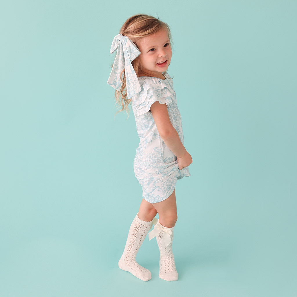Charlotte Anne French Terry Ruffled Dress