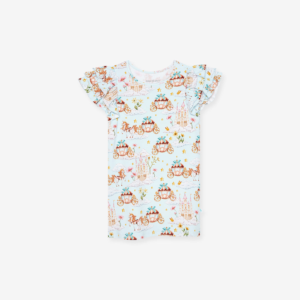 Catherine French Terry Ruffled Dress