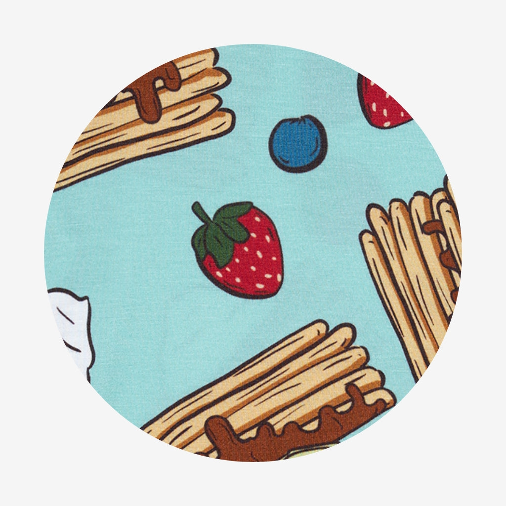 Pancake Party Ruffled Twirl Bodysuit Dress