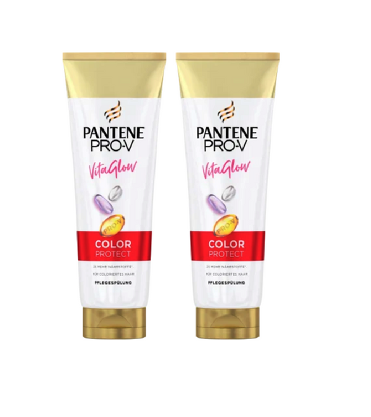 2xPack Pantene Pro-V Vita Glow Color Protect Conditioner - 400 ml
