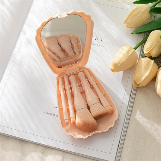 3 colors Portable travel Makeup Brushes Set