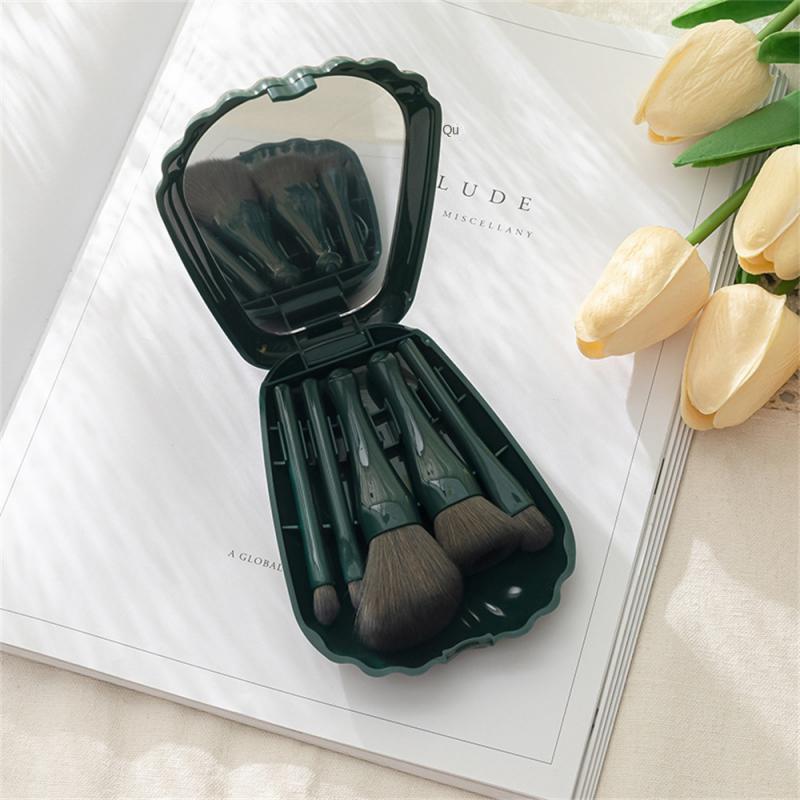 3 colors Portable travel Makeup Brushes Set