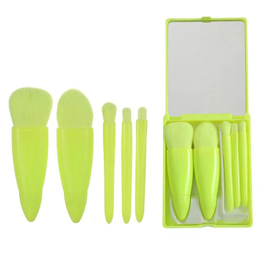 5PCS Soft Fluffy Mirror Makeup Brushes Set