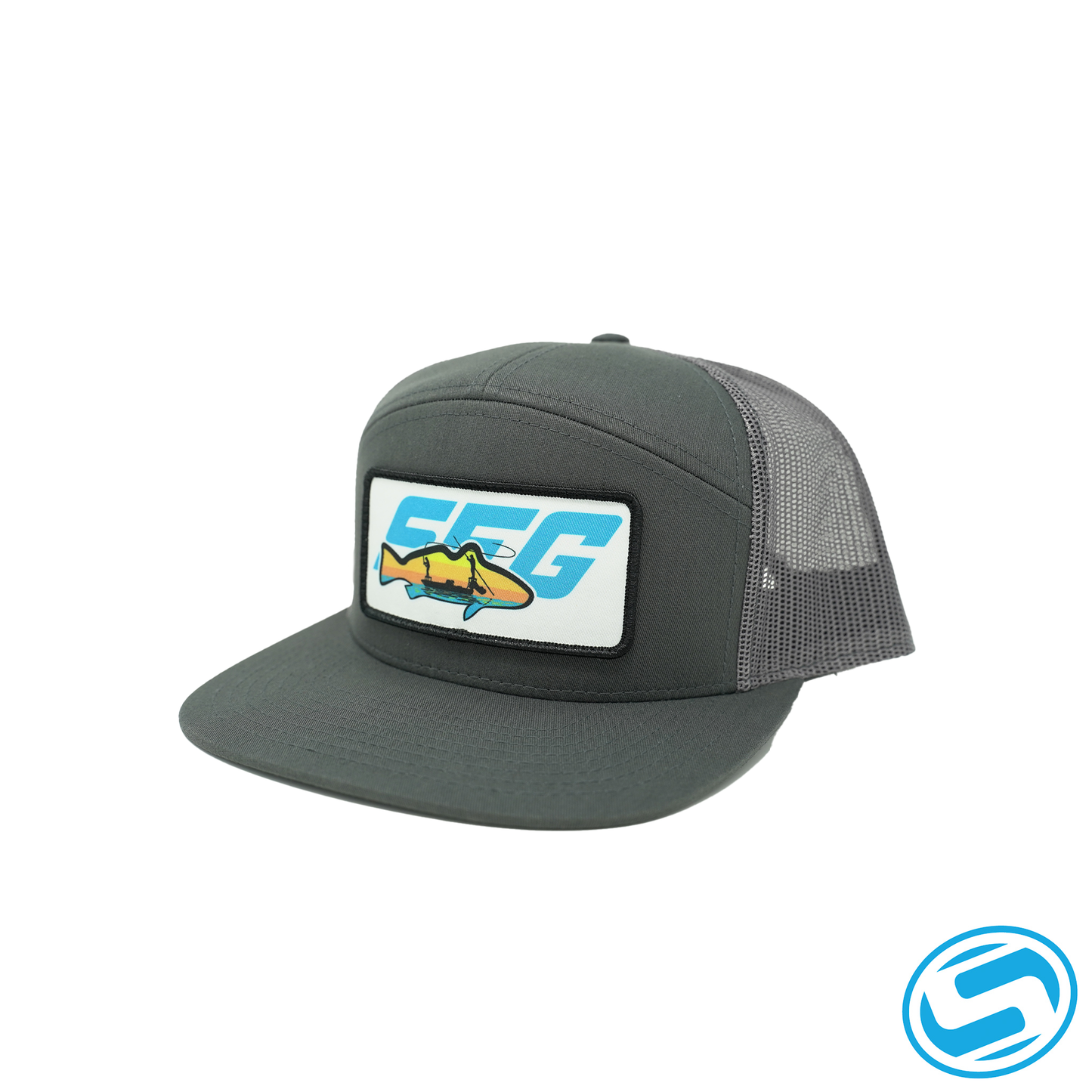 Men's Sodium Skiffin' Trucker Adjustable Flat Bill Hat