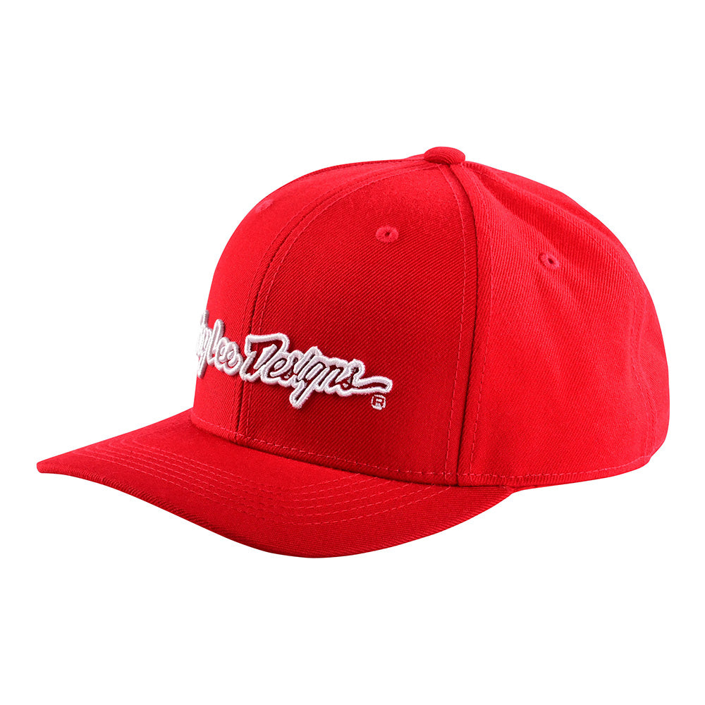 Snapback Hat Signature Red / White