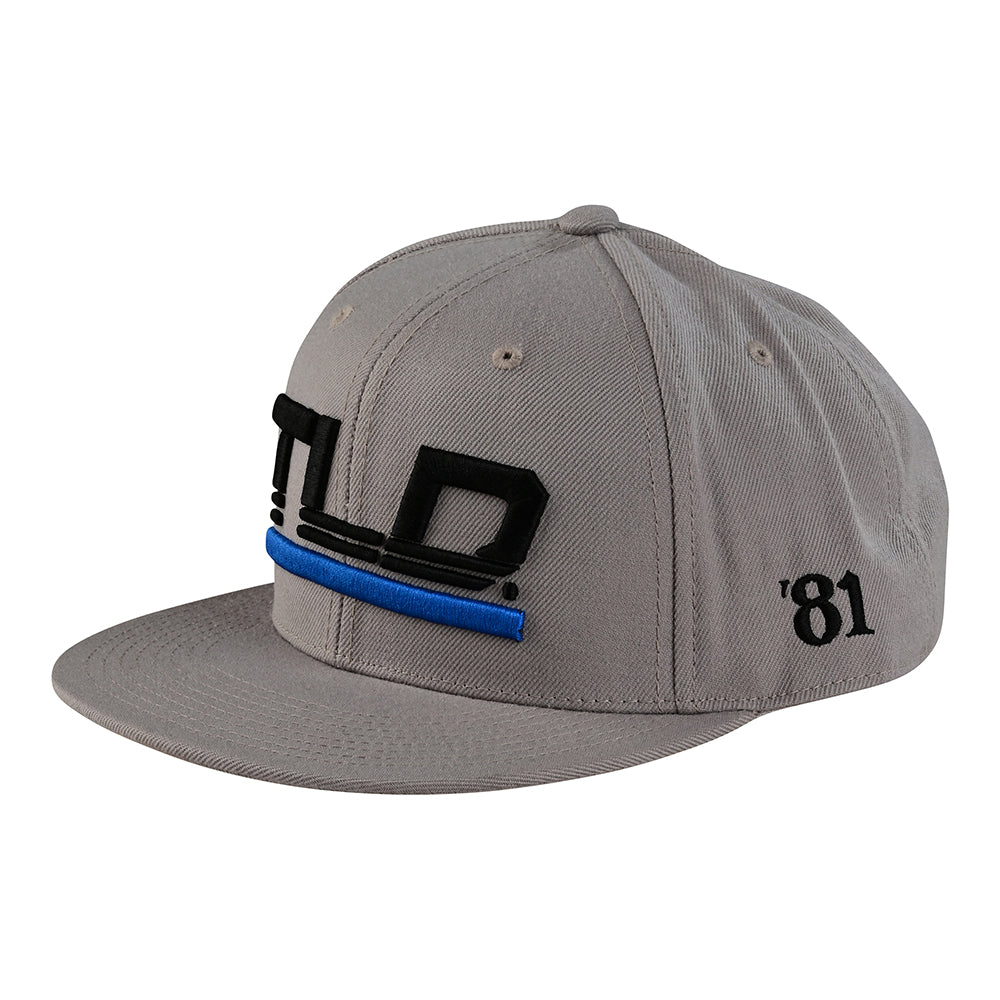 Flat Bill Snapback Speed Gray