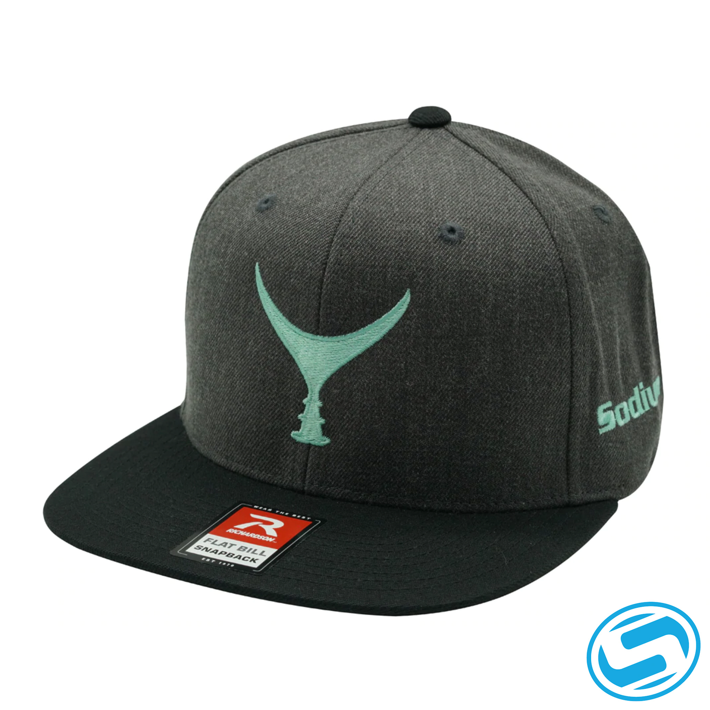 Men's Sodium Tuna Tails Up Canvas Adjustable Flat Bill Hat