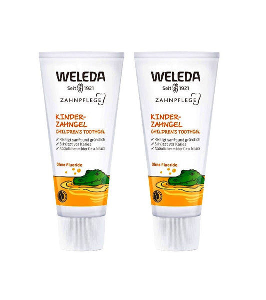 2xPack Weleda Children's Tooth Gel - 100 ml