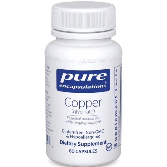 Pure Encapsulations Copper (glycinate) 2 mg 60 vcaps