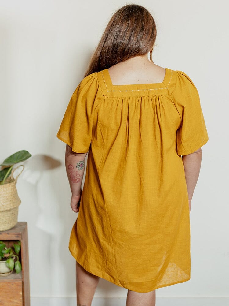 Alexis Mini Dress - Turmeric