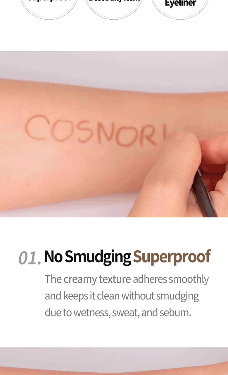 COSNORI Fitting Gel Eyeliner 0.13g