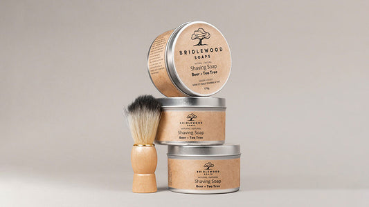 Bridlewood Soaps - Beer Shaving Soap (with Tea Tree Oil)