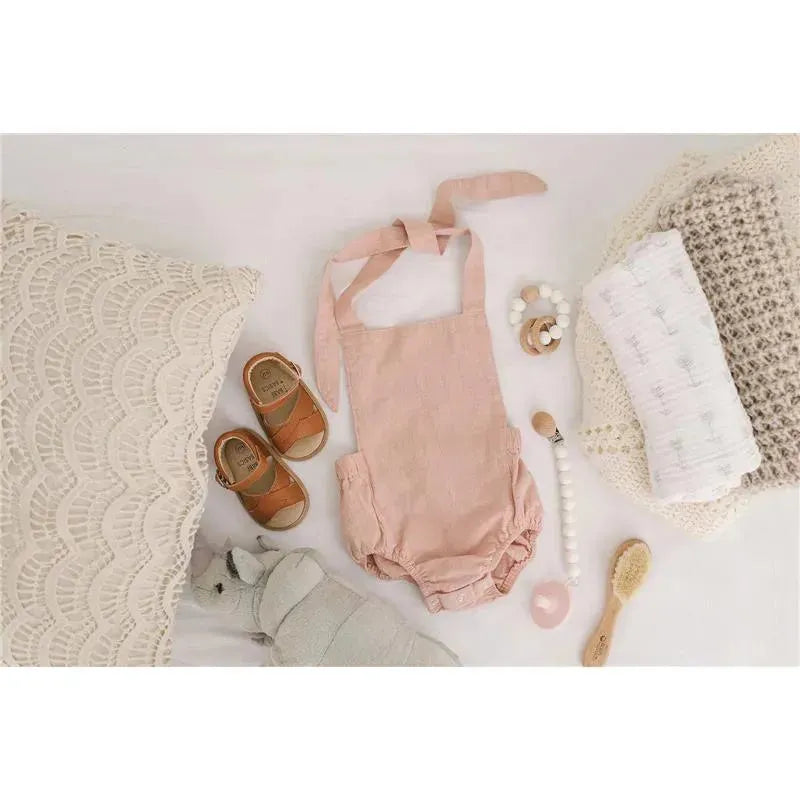 Babe Basics - Summer Baby Romper, Blush