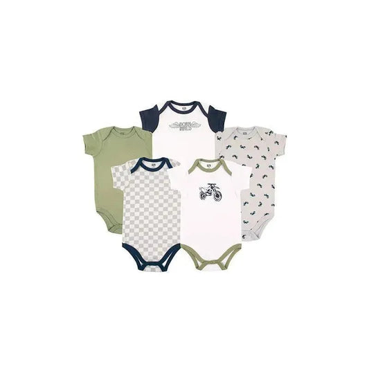 Baby Vision 5Pk Bodysuit - Dirt Bike