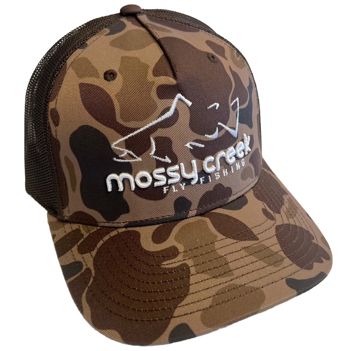 Mossy Creek Logo Trucker Bark Duck Camo