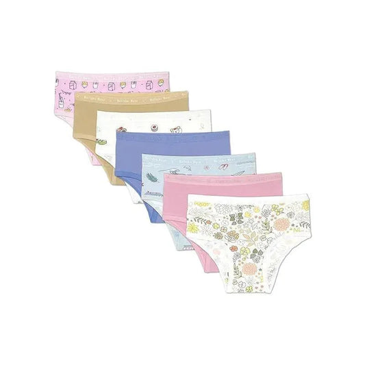 Bellabu Bear - 7Pk Fall Girls Bamboo Underwear
