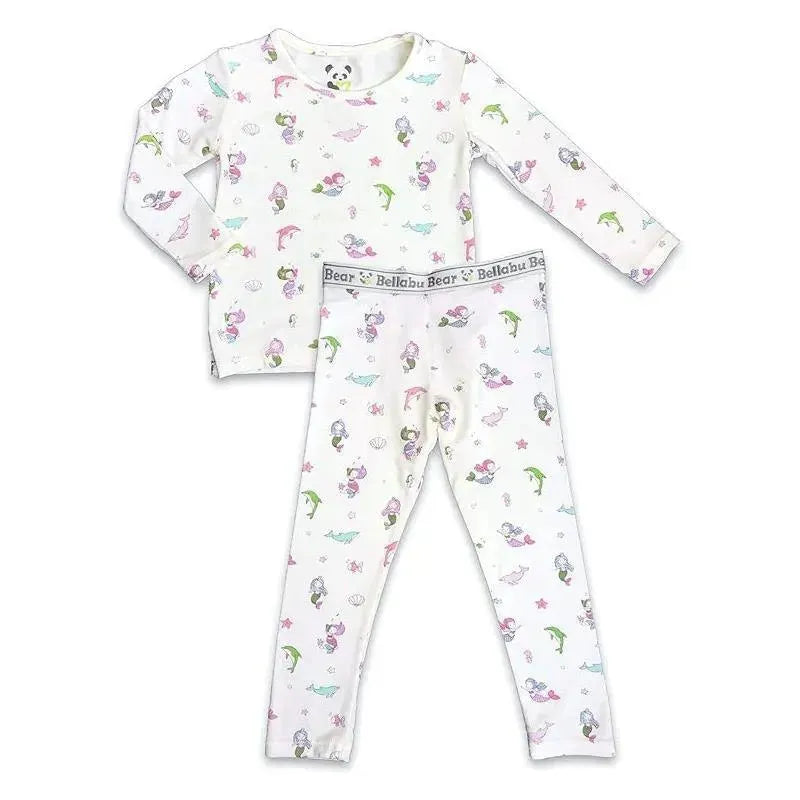 Bellabu Bear - Baby Girl Mermaid Kids Bamboo Pajamas