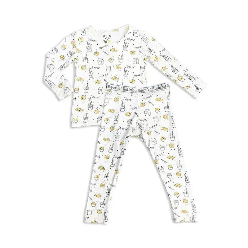 Bellabu Bear - Milk and Cookies Kids Bamboo Pajamas