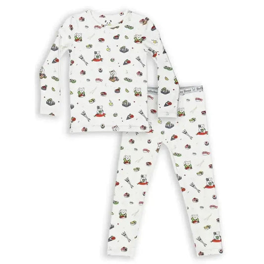 Bellabu Bear - Sushi Cat Kids Bamboo Pajamas