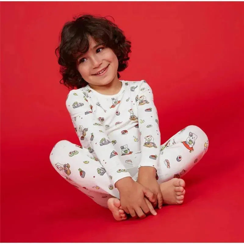 Bellabu Bear - Sushi Cat Kids Bamboo Pajamas