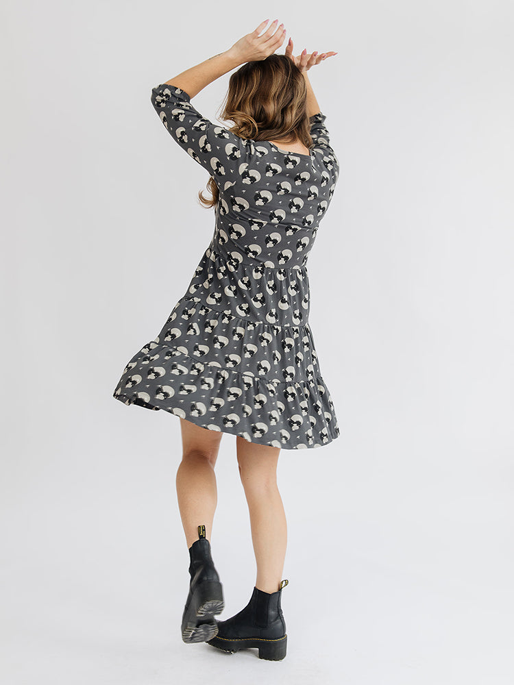 Bellini Vase Cluster Long Sleeve Dress