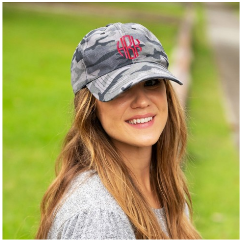 Monogrammed Baseball Cap