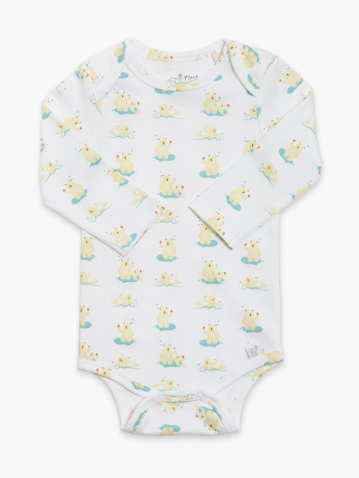 Organic Cotton Happy Bodysuit - Polar Express by Little Moy