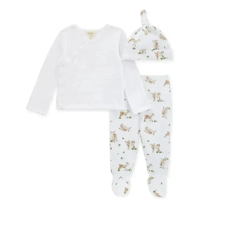 Burts Bees - 3Pk Billy Goat Take Me Home Set, Cloud