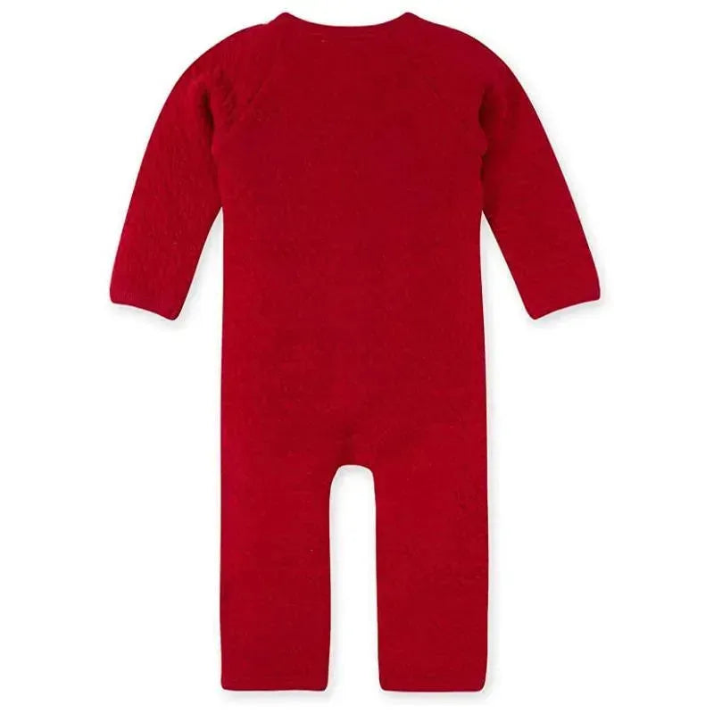 Burts Bees - Baby Neutral Quilted Kimono Coverall, Cardinal
