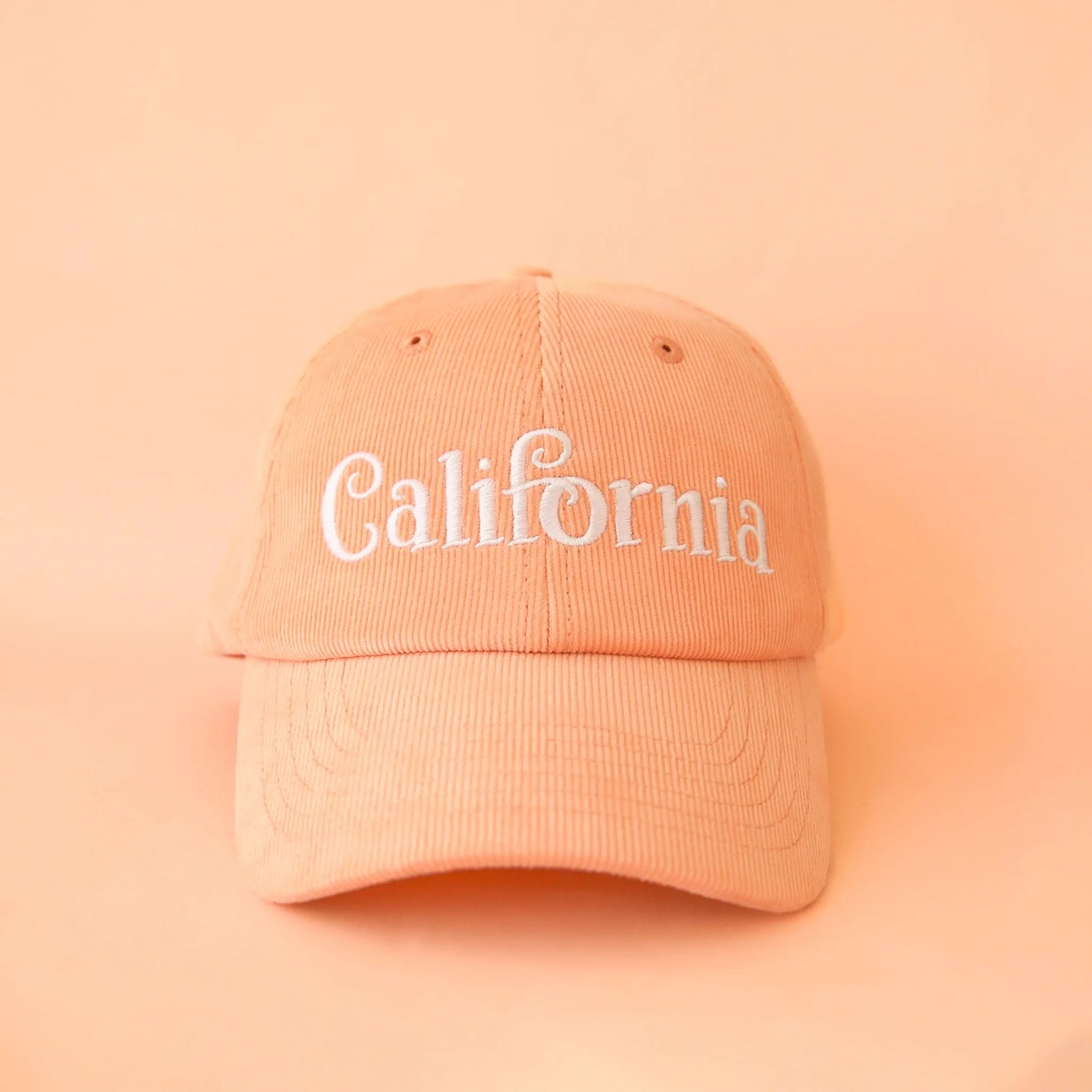 California Baseball Hat | Peach