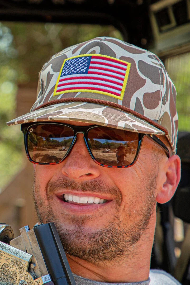 Cap - Classic Camo American Flag