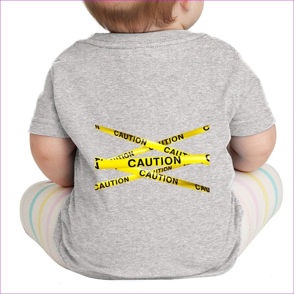 Heather - Caution Infant Fine Jersey Tee - Baby & Toddler Tops at TFC&H Co.