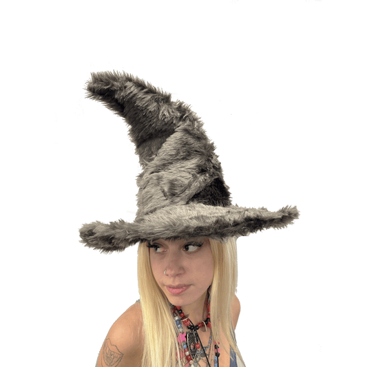 Faux Fur Witch Hat