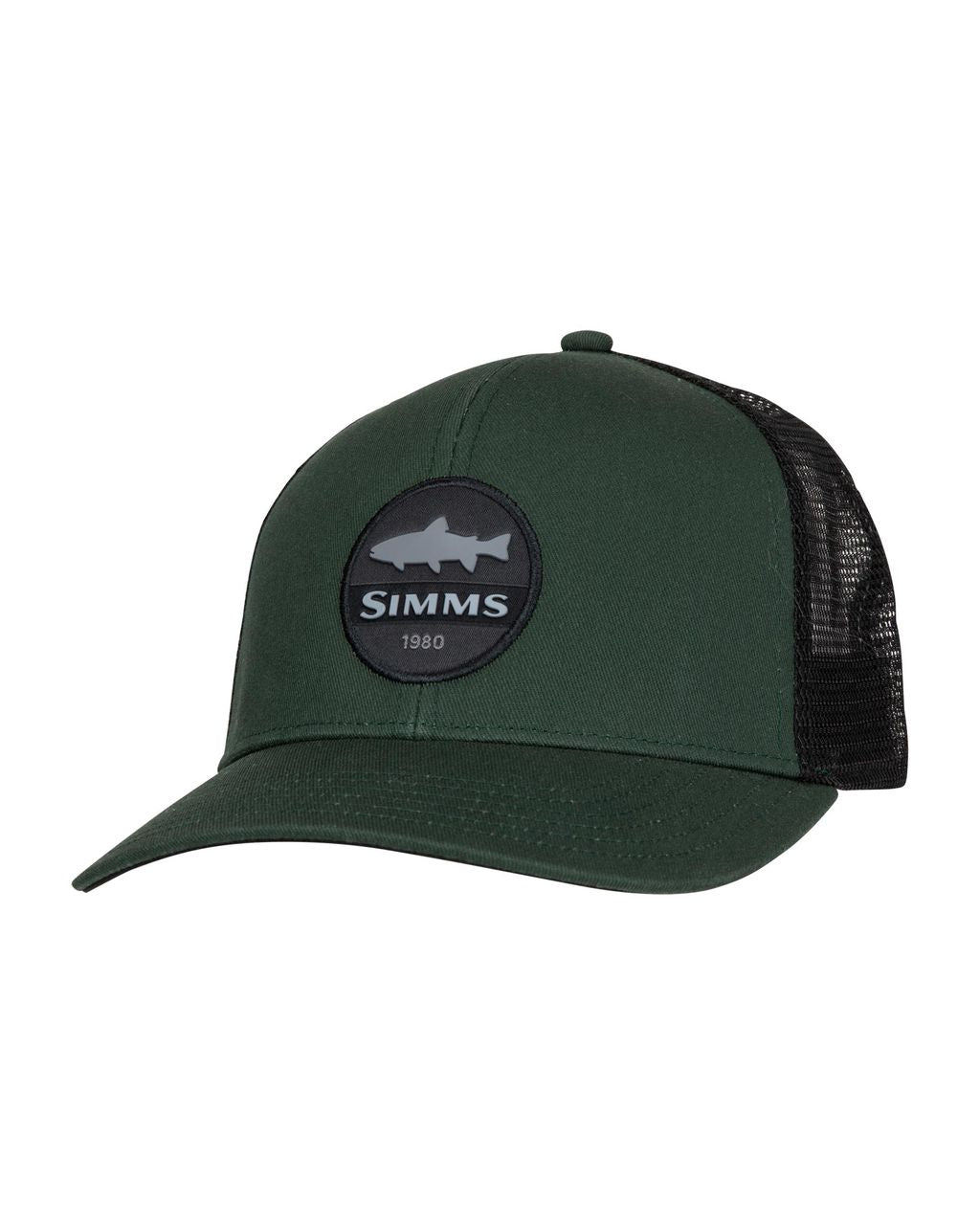 Simms Trout Patch Trucker Foliage Cap
