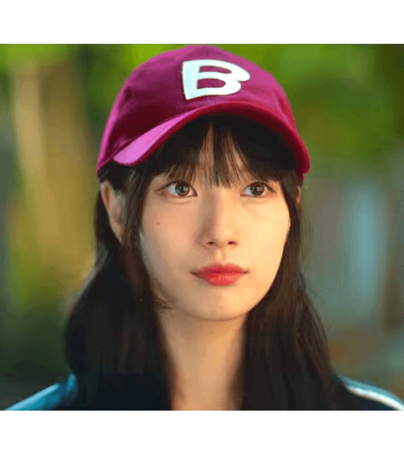 Doona! Lee Doo-na (Bae Suzy) Inspired Cap Hat 001 - ONE SIZE ONLY (Head Circumference 54 CM - 59 CM) / Red / 100% Cotton (No Machine Wash