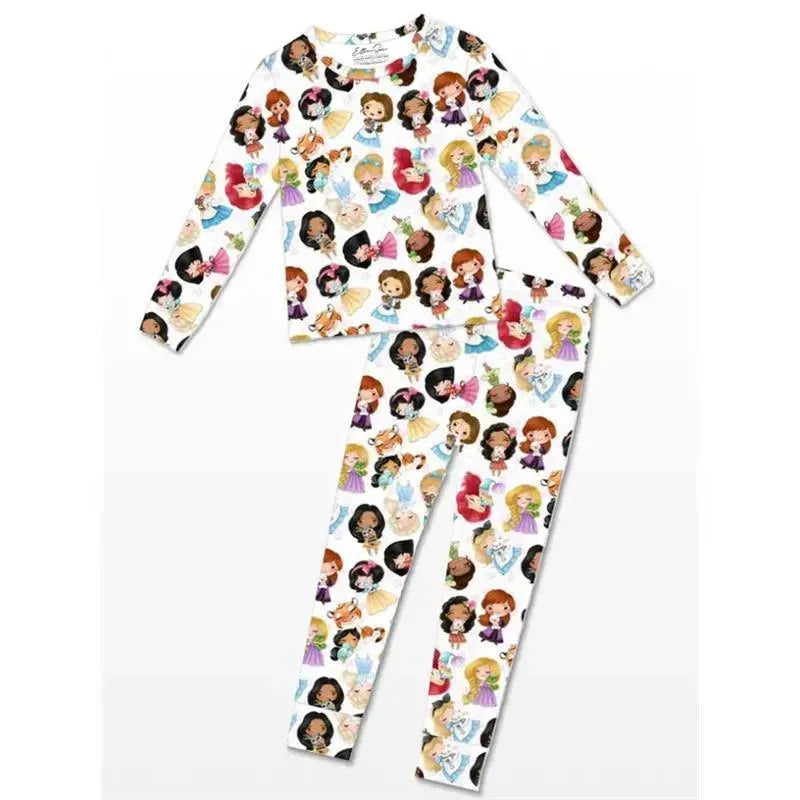 Ellie Sue - Baby Girl Bamboo Princess Pajamas
