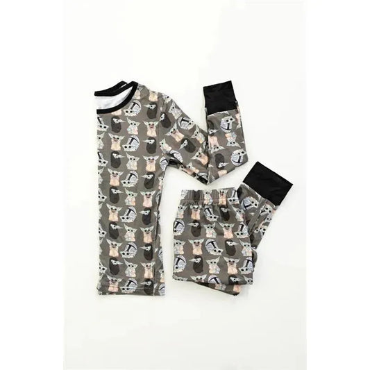 Ellie Sue - Baby Precious Cargo Bamboo Pajamas