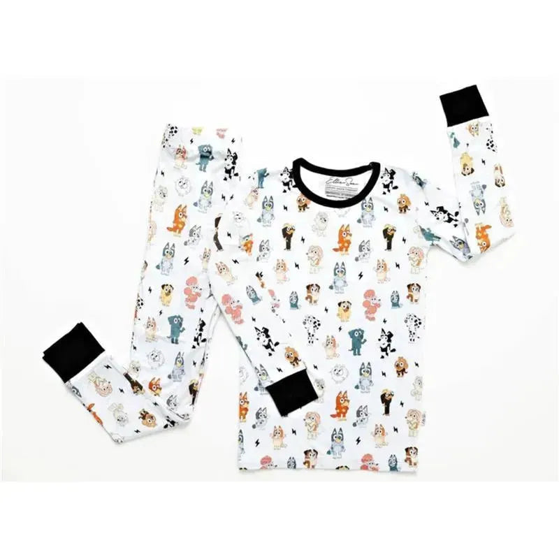 Ellie Sue - Blue Dog & Friends Bamboo Pajamas