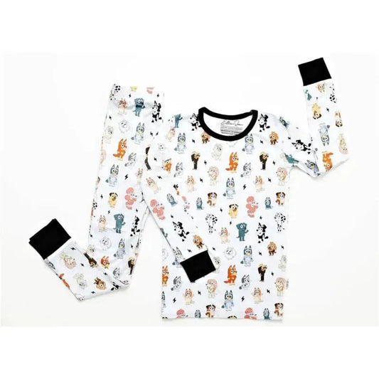 Ellie Sue - Blue Dog & Friends Bamboo Pajamas