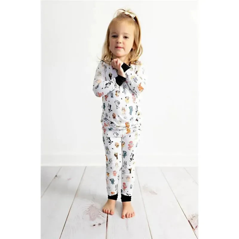 Ellie Sue - Blue Dog & Friends Bamboo Pajamas