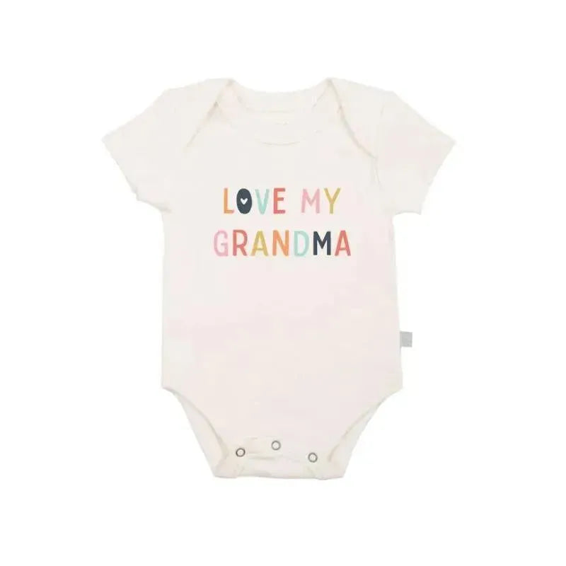 Finn + Emma Love My Grandma - Baby Onesie
