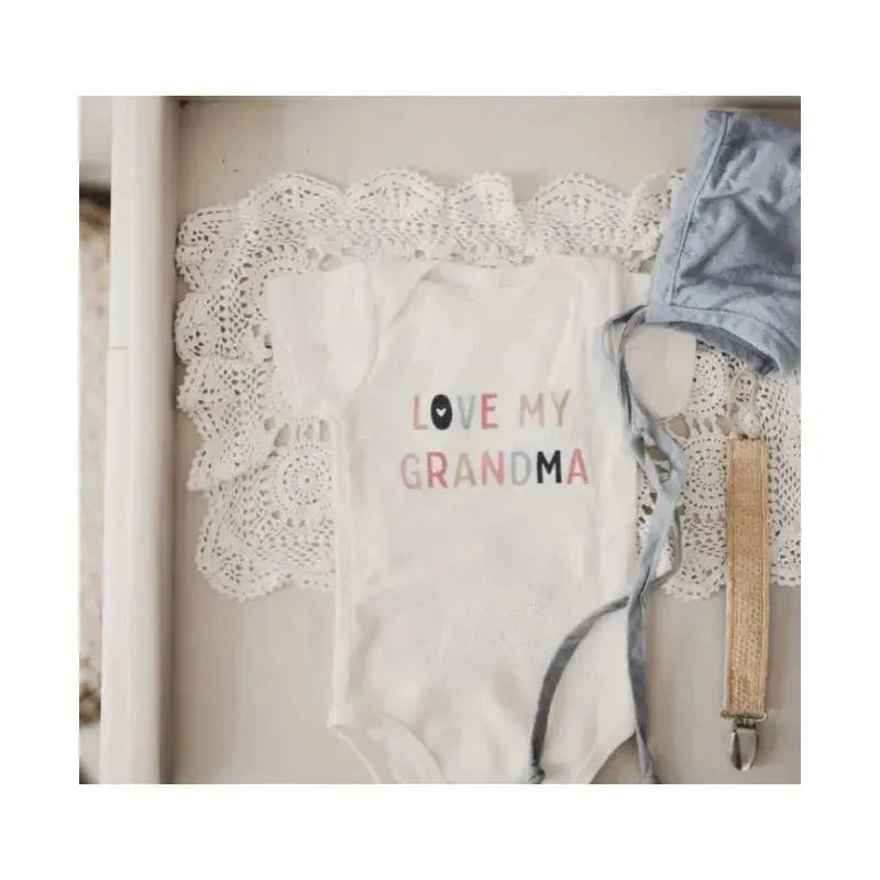 Finn + Emma Love My Grandma - Baby Onesie