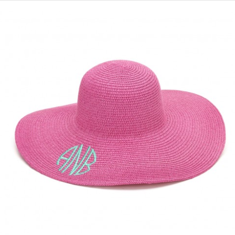 Monogrammed Floppy Hat