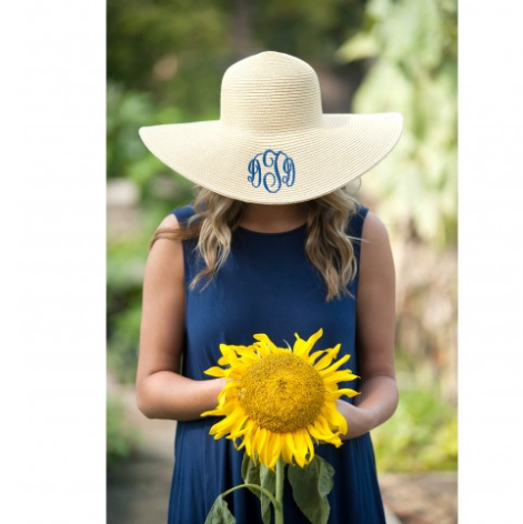Monogrammed Floppy Hat