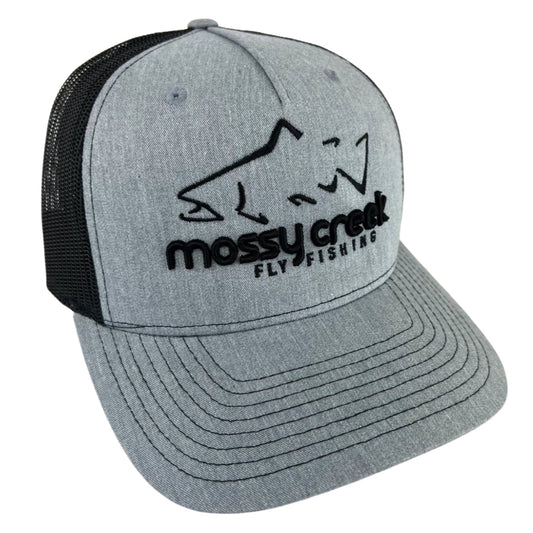 Mossy Creek Logo Trucker Gray Black